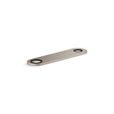 Kohler - 8'' two-hole escutcheon plate for InsightE and Kinesis lavatory faucets and soap dispensers - Vibrant Brushed Nickel