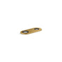Kohler - 4'' two-hole escutcheon plate for InsightE and Kinesis lavatory faucets and soap dispensers - Vibrant Brushed Moderne Brass