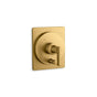 Kohler - CastiaE by Studio McGee Rite-Temp valve trim with push-button diverter - Vibrant Brushed Moderne Brass