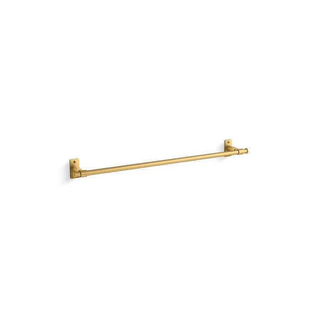 Kohler - CastiaE by Studio McGee 24'' towel bar - Vibrant Brushed Moderne Brass