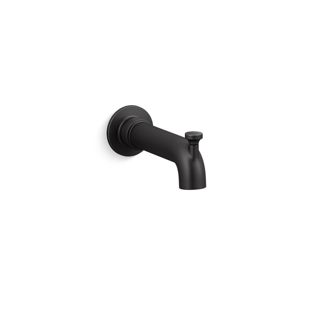 Kohler - CastiaE by Studio McGee Wall-mount bath spout with diverter - Matte Black
