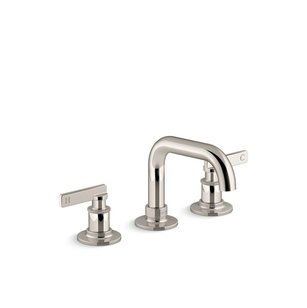 Kohler - CastiaE by Studio McGee Widespread bathroom sink faucet, 0.5 gpm - Vibrant Polished Nickel
