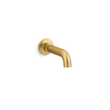 Kohler - CastiaE by Studio McGee Wall-mount bath spout - Vibrant Brushed Moderne Brass
