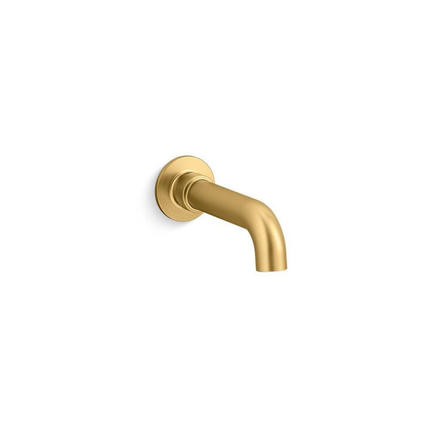 Kohler - CastiaE by Studio McGee Wall-mount bath spout - Vibrant Brushed Moderne Brass