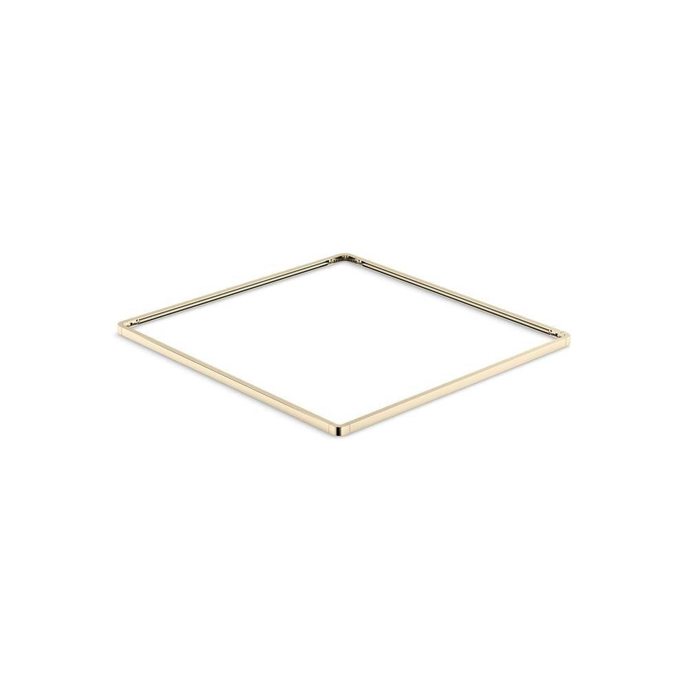 Kohler - Real Rain Overhead panel trim - Vibrant French Gold