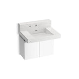 Kohler - ConstellationE 30'' wall-mount lavatory system with backsplash - Pearl Jasmine