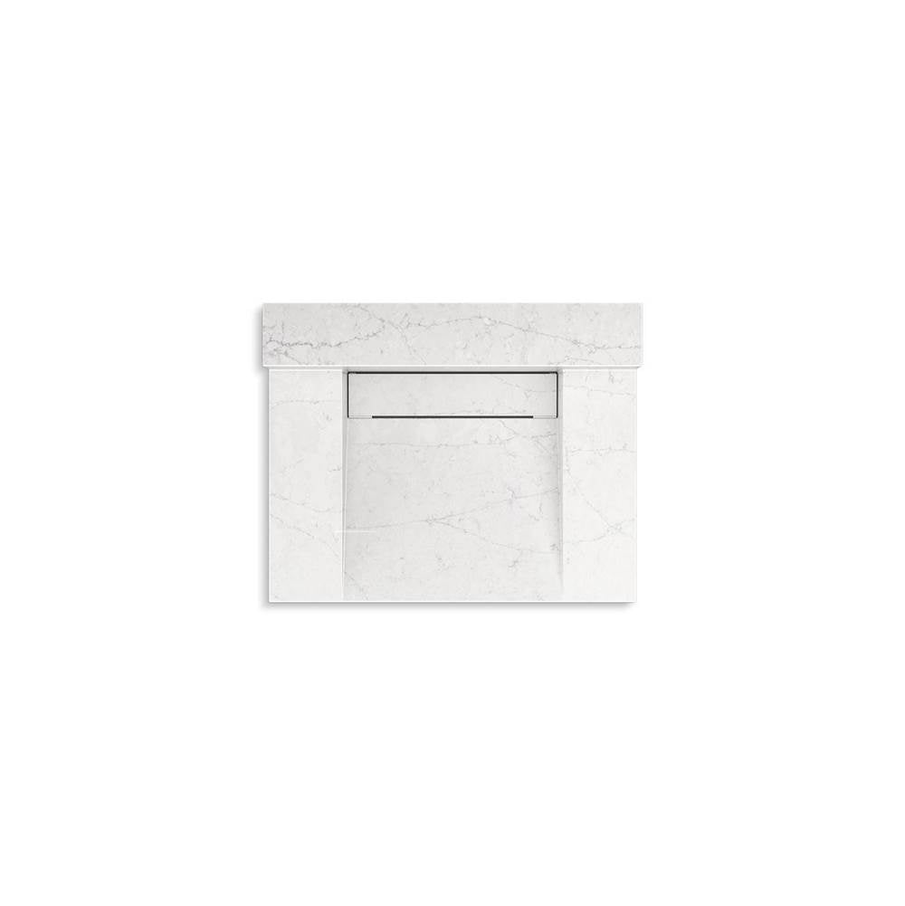 Kohler - ConstellationE 30'' wall-mount lavatory system with backsplash - Pearl Jasmine