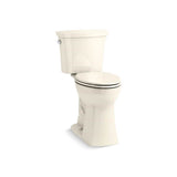 Kohler - Kelston Tall two-piece elongated toilet, 1.28 gpf - Biscuit
