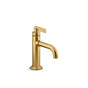 Kohler - CastiaE by Studio McGee Single-handle bathroom sink faucet, 1.0 gpm - Vibrant Brushed Moderne Brass