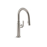 Kohler - EdalynE by Studio McGee Pull-down kitchen sink faucet with three-function sprayhead - Vibrant Stainless