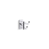 Kohler - CastiaE by Studio McGee Double robe hook - Polished Chrome