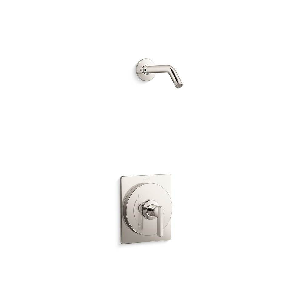 Kohler - CastiaE by Studio McGee Rite-Temp shower trim kit, without showerhead - Vibrant Polished Nickel