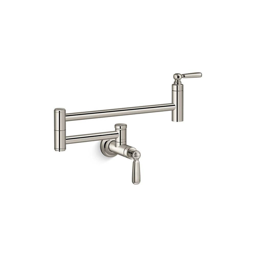 Kohler - EdalynE by Studio McGee Wall-mount pot filler - Vibrant Polished Nickel
