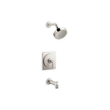 Kohler - CastiaE by Studio McGee Rite-Temp bath and shower trim kit, 1.75 gpm - Vibrant Polished Nickel
