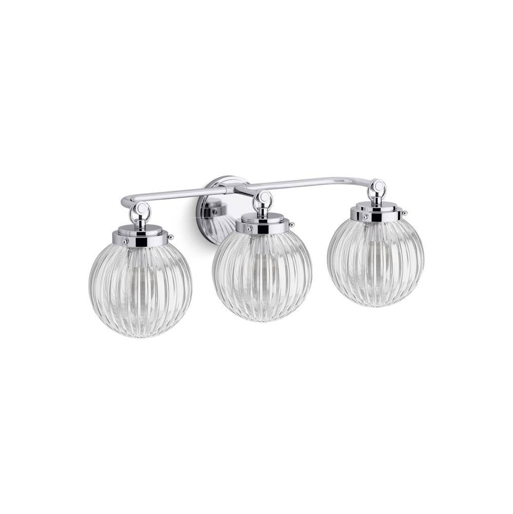Kohler - EmbraE by Studio McGee Three-light sconce - Polished Chrome