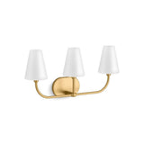 Kohler - KernenE by Studio McGee Three-light sconce - Brushed Moderne Brass