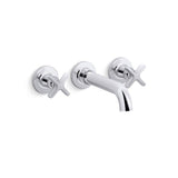 Kohler - CastiaE by Studio McGee Wall-mount bath faucet trim - Polished Chrome