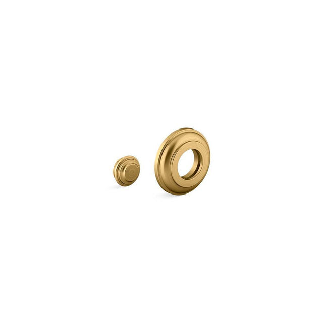 Kohler - Shower arm trim kit, traditional - Vibrant Brushed Moderne Brass