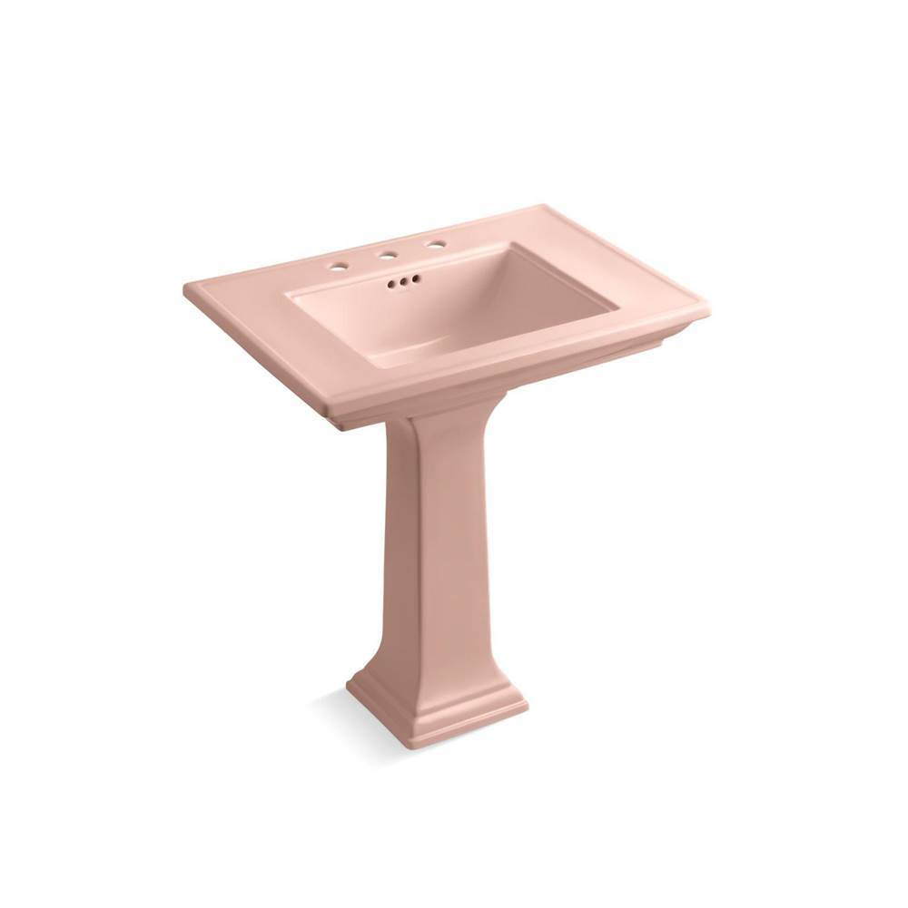 Kohler - Memoirs Stately 30-3/4'' rectangular pedestal bathroom sink - 150th Peachblow