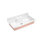 Kohler - Farmstead 45'' top-/wall-mount single-bowl workstation farmhouse kitchen sink - 150th Peachblow