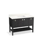 Kohler - Seagrove by Studio McGee 48'' bathroom vanity cabinet with sink and quartz top - Ferrous Grey