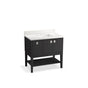 Kohler - Seagrove by Studio McGee 36'' bathroom vanity cabinet with sink and quartz top - Ferrous Grey