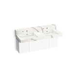Kohler - ConstellationE 60'' wall-mount basin lavatory system with backsplash - Et Bianco Cal