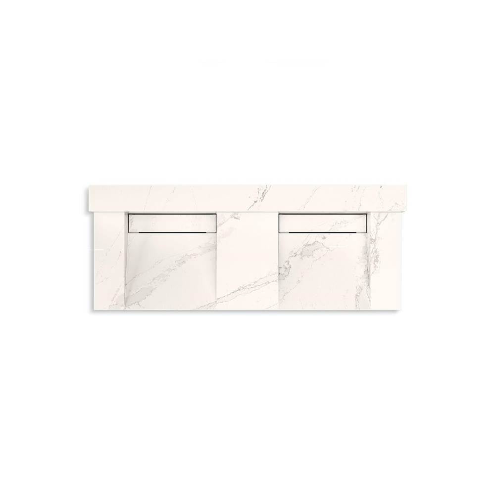 Kohler - ConstellationE 60'' wall-mount basin lavatory system with backsplash - Et Cal Gold