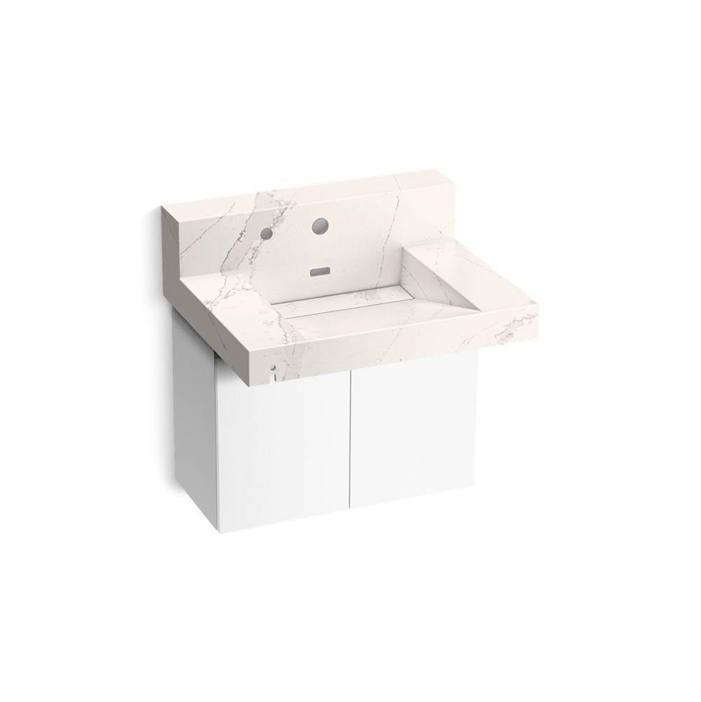 Kohler - ConstellationE 30'' wall-mount lavatory system with backsplash - Et Cal Gold