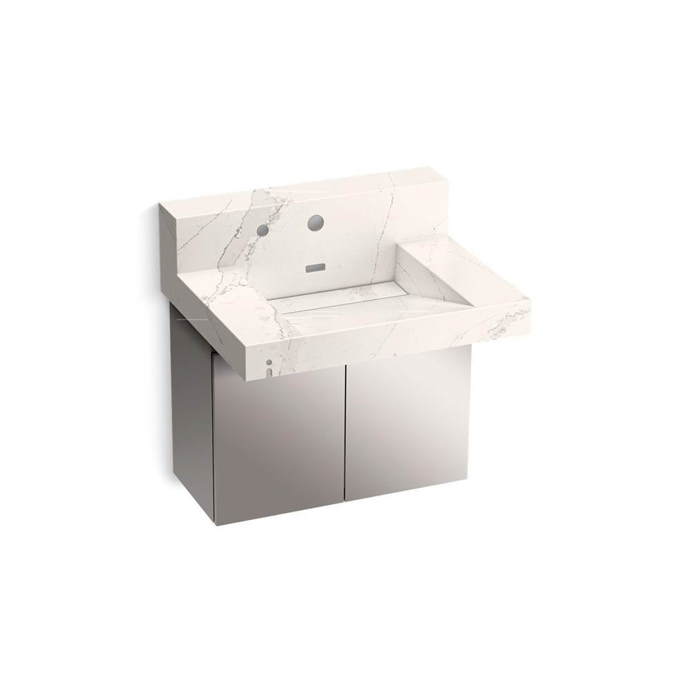 Kohler - ConstellationE 30'' wall-mount lavatory system with backsplash - Et Cal Gold