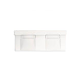 Kohler - ConstellationE 60'' wall-mount basin lavatory system with backsplash - Designer White