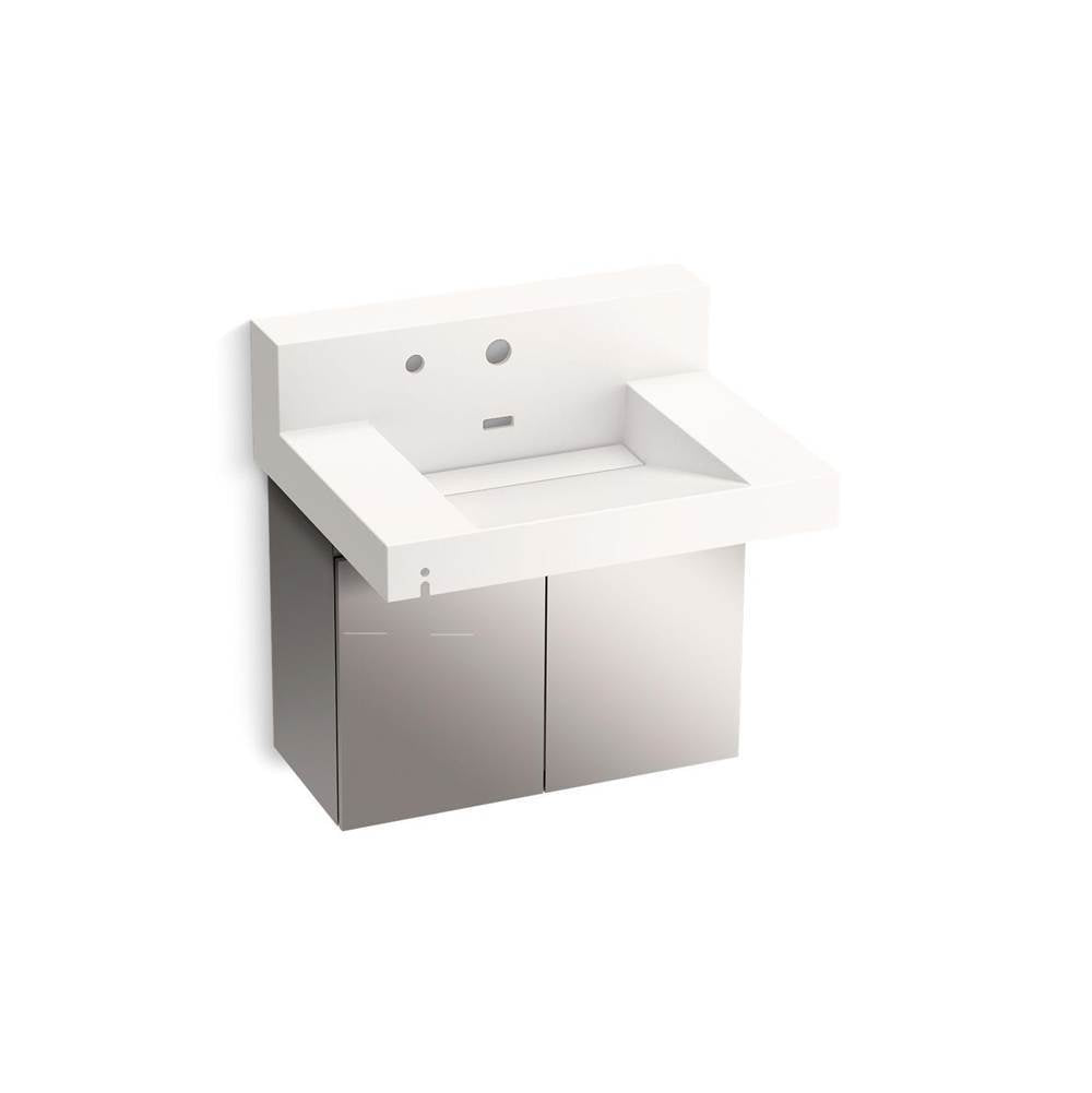 Kohler - ConstellationE 30'' wall-mount lavatory system with backsplash - Designer White