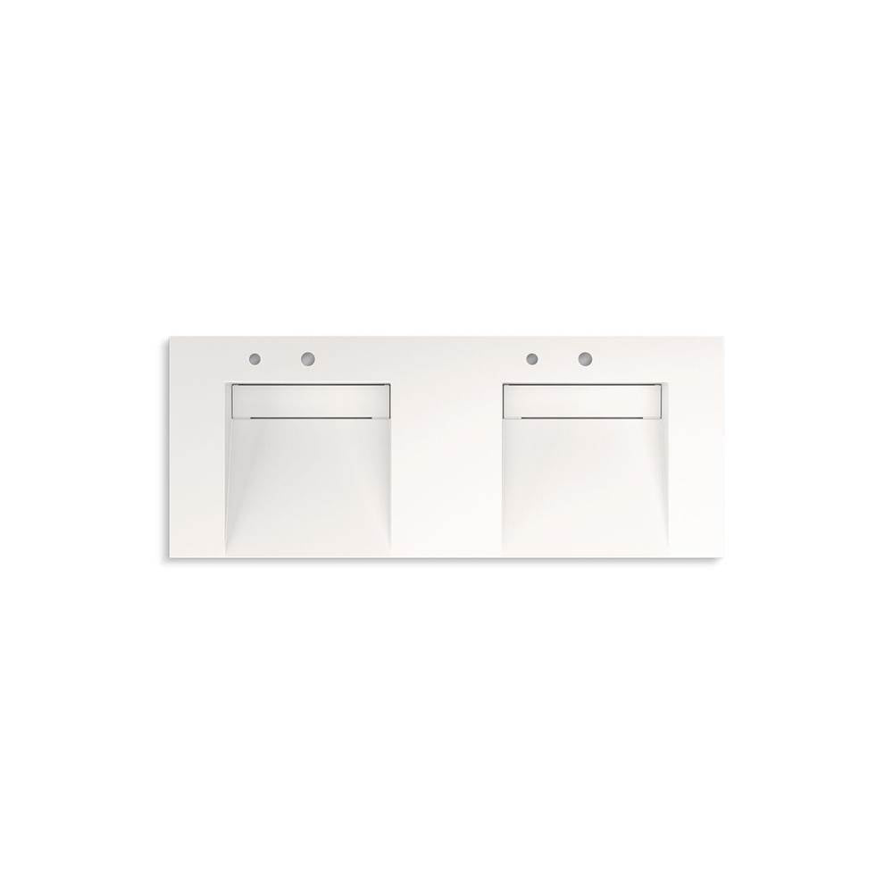 Kohler - ConstellationE 60'' wall-mount basin lavatory system - Designer White