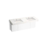 Kohler - ConstellationE 60'' wall-mount basin lavatory system - Designer White
