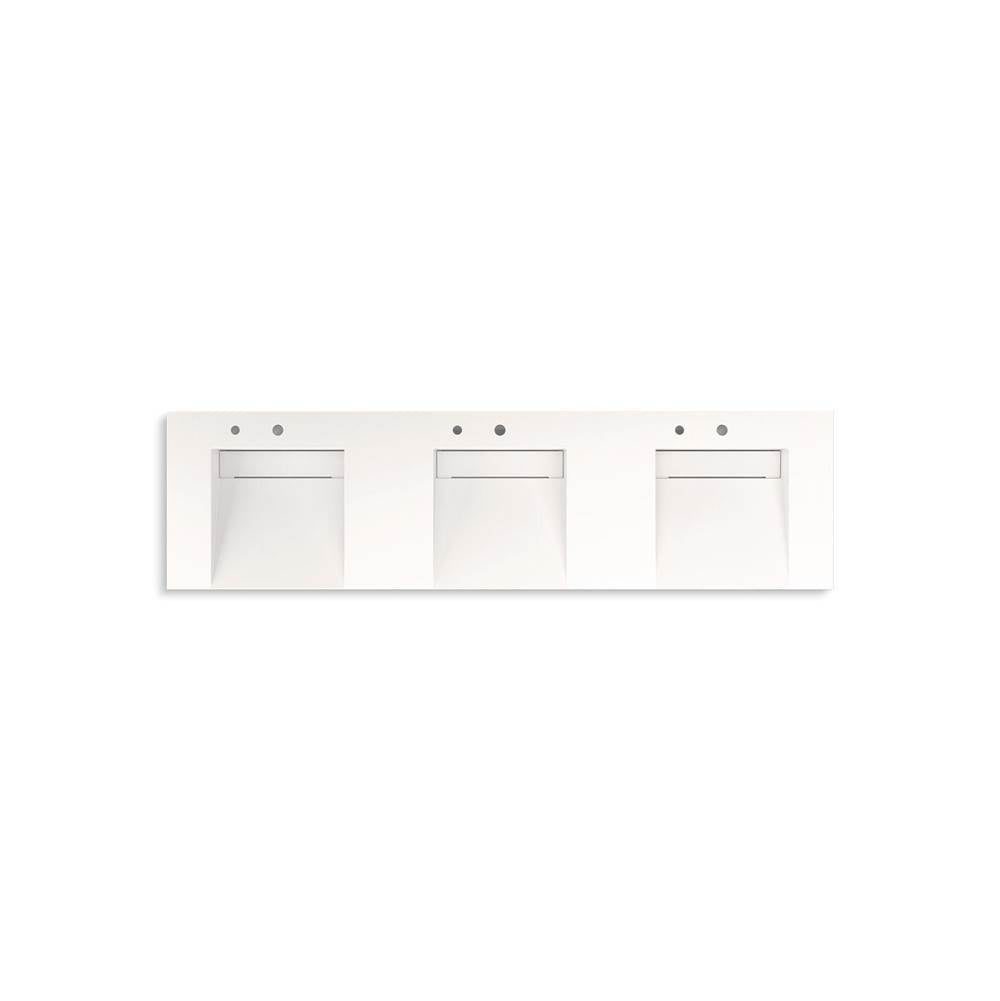 Kohler - ConstellationE 90'' wall-mount basin lavatory system - Designer White