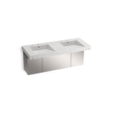 Kohler - ConstellationE 60'' wall-mount basin lavatory system - Pearl Jasmine