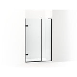 Kohler - ComposedE 3/8'' pivot door glass and hardware, no handle - Matte Black
