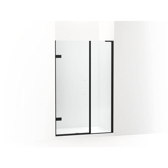 Kohler - ComposedE 3/8'' pivot door glass and hardware, no handle - Matte Black