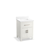 Kohler - Kresla 24'' bathroom vanity cabinet with sink and quartz top - White