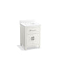 Kohler - Kresla 24'' bathroom vanity cabinet with sink and quartz top - White
