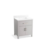 Kohler - Kresla 30'' bathroom vanity cabinet with sink and quartz top - Atmos Grey