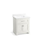 Kohler - CharlemontE 30'' bathroom vanity cabinet with sink and quartz top - White