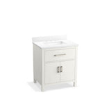 Kohler - Kresla 30'' bathroom vanity cabinet with sink and quartz top - White