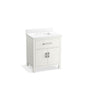 Kohler - Kresla 30'' bathroom vanity cabinet with sink and quartz top - White