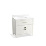 Kohler - Kresla 36'' bathroom vanity cabinet with sink and quartz top - White