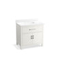 Kohler - Kresla 36'' bathroom vanity cabinet with sink and quartz top - White