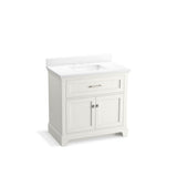 Kohler - CharlemontE 36'' bathroom vanity cabinet with sink and quartz top - White