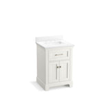 Kohler - CharlemontE 24'' bathroom vanity cabinet with sink and quartz top - White