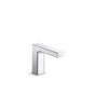 Kohler - StraytE Touchless single-hole lavatory faucet with Kinesis sensor technology, AC-powered, less drain, 0.5 gpm, project pack - Polished Chrome