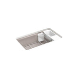 Kohler - Riverby 33'' undermount single-bowl workstation kitchen sink - Truffle